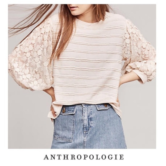 Anthropologie Eri + Ali Chelsea Stripe Pullover - Picture 1 of 6